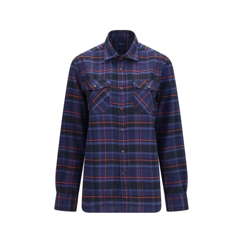 Deperlu Multicolor Cotton Pattern Men's Shirt